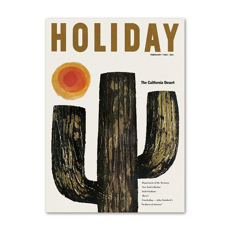 Bauhaus Herman Miller Woodstock Sailing Travel California Wall Art Canvas Painting Nordic Poster Print Picture Living Room Decor