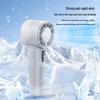 USB Rechargeable Turbo Mini Fan with Digital Display - Silent 120 Speed Handheld