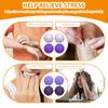 8pcs Silicone Magnetic Attraction Ball Sets Decompression Elastic Magnetic Balls 4 Different Patterns Fun Leisure Silicone Balls
