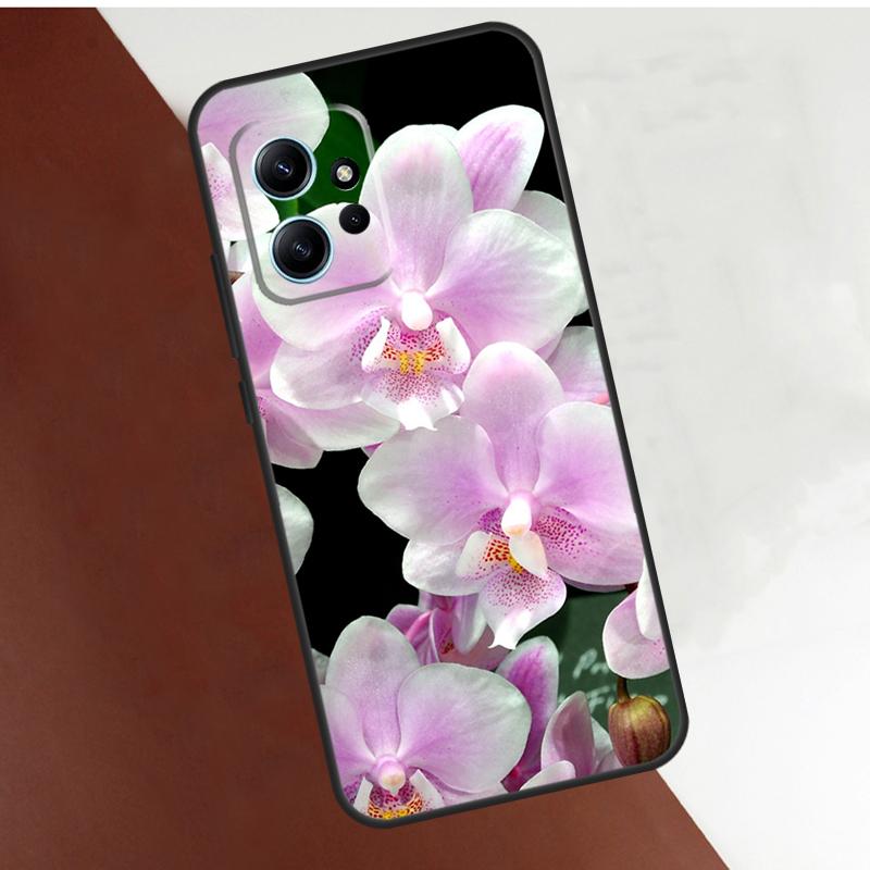 Orchid Flowers Colorful Case For Xiaomi Redmi Note 12 11 10 8 9 Pro 12S 11S 10S 9S Coque For Redmi 12 9C 10C 12C