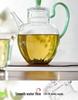 Glass Teapot with Heat-Resistant Handle, Tea Separation Set, Small Hand-Held Brewing Pot