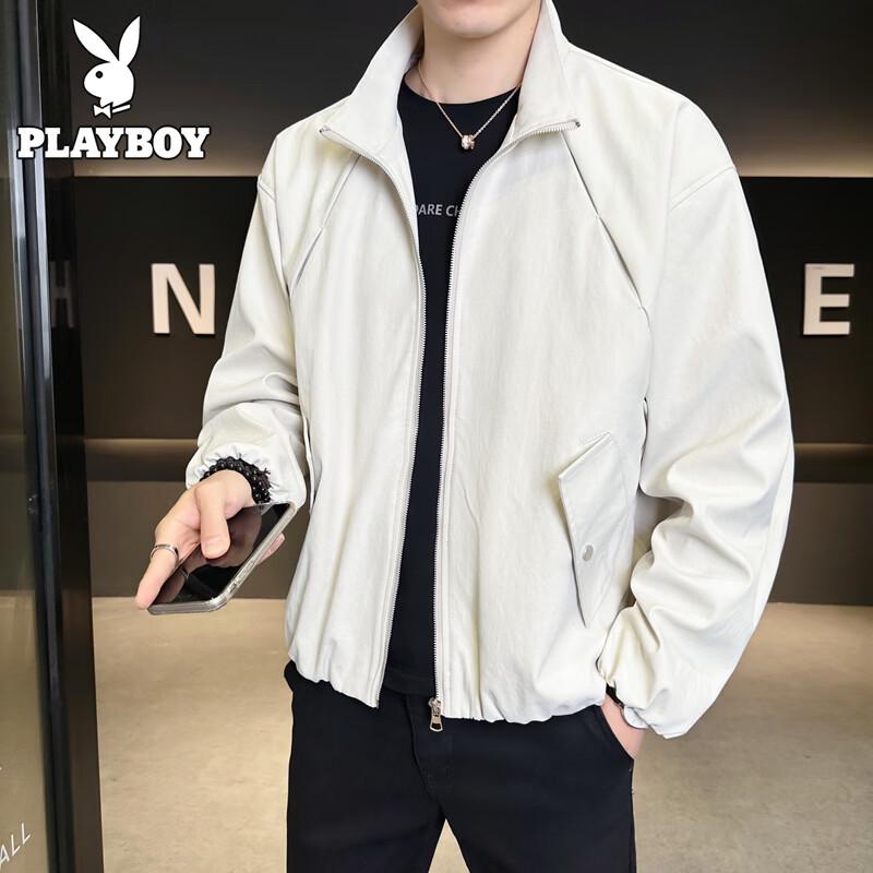 PLAYBOY Мужская ветрозащитная куртка-бомбер с воротником-стойкой 3XL