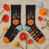 Socks Mandala Flowers Size M/L