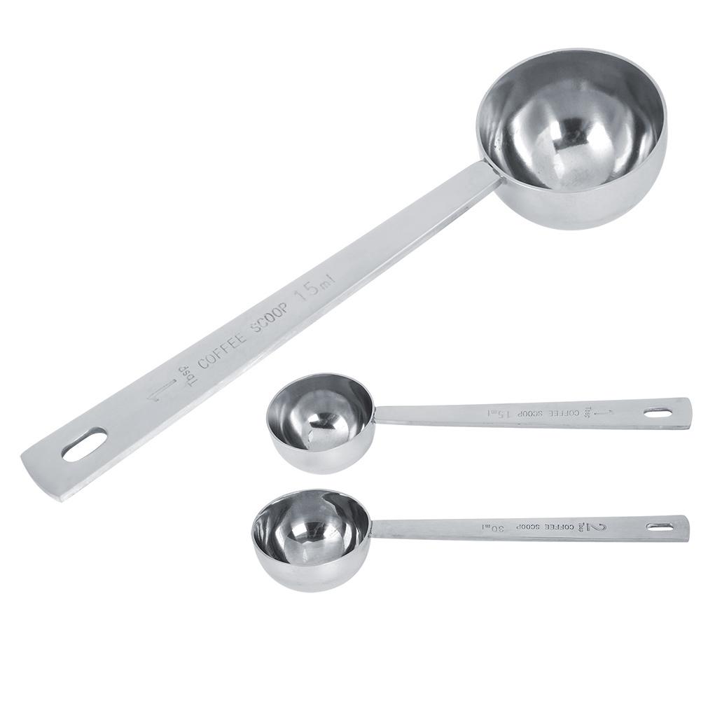 Multifunction Stainless Steel Measuring Scoop Spoon Coffee Scoop Milk Powder Measuring Spoon For Kitchen Bar Coffee Shop