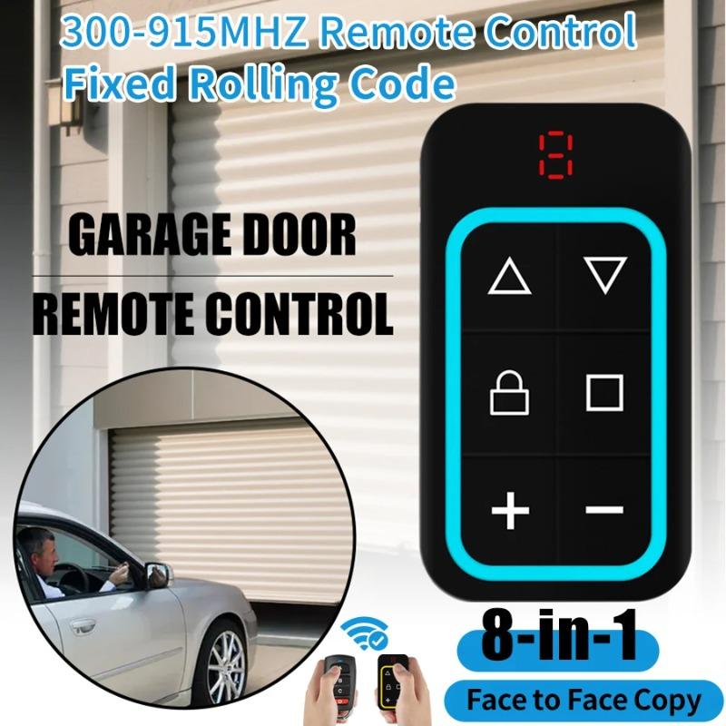 Universal 8-in-1 Multi-frequency Garage Remote Control Duplicator Face-to-Face Copy Door Gate Remote