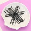 20Pcs /Bag 5/6/7cm U Shaped Alloy Hairpins Waved Hair Clips Simple Metal Bobby Pins Barrettes Bridal Hairstyle Tools Accessories