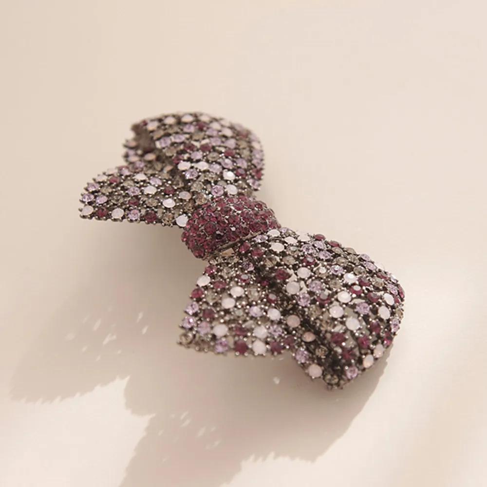 J Lauren Twinkle Ribbon One-Touch Hairpin H0726