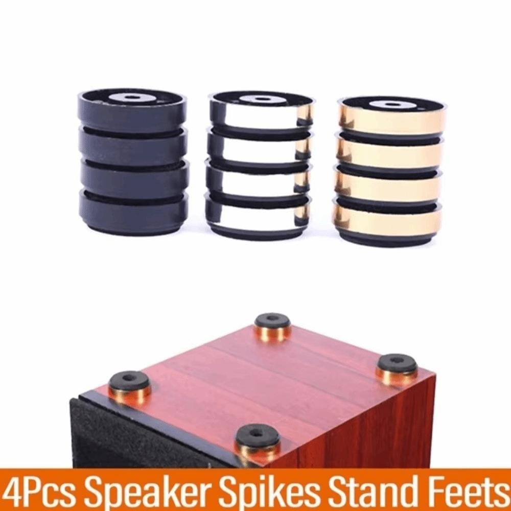 4Pcs Anti-Shock Speakers Amplifier Feet Pad Plastic Shock Absorber Foot Pad CD Audio Accessories