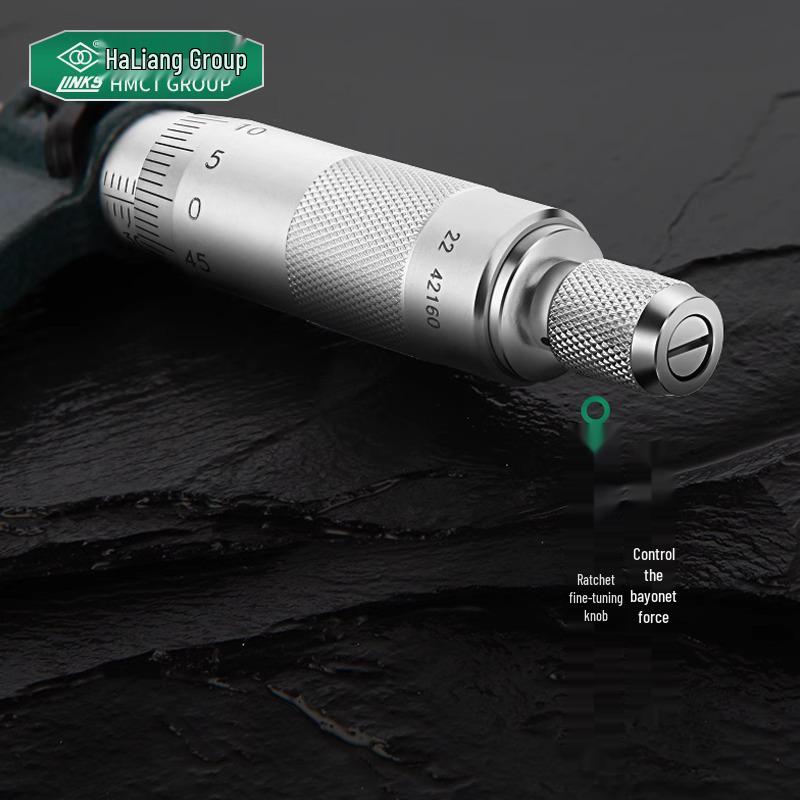 HaoLiang High Precision Outside Micrometer 0-100MM, 0.01MM Accuracy