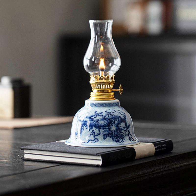 

Китайский стиль ремесла винтажные рисованные узоры DIY стеклянные украшения керамические лампы гхи декоративные аксессуары украшения