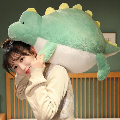 1 stück Kawaii Chubby Dinosaurier Plüschtier Weiche Stuffeded Weiße Gans Puppe Niedlichen Tier Kissen Wohnkultur Geschenk Für Freunde Kinder Mädchen