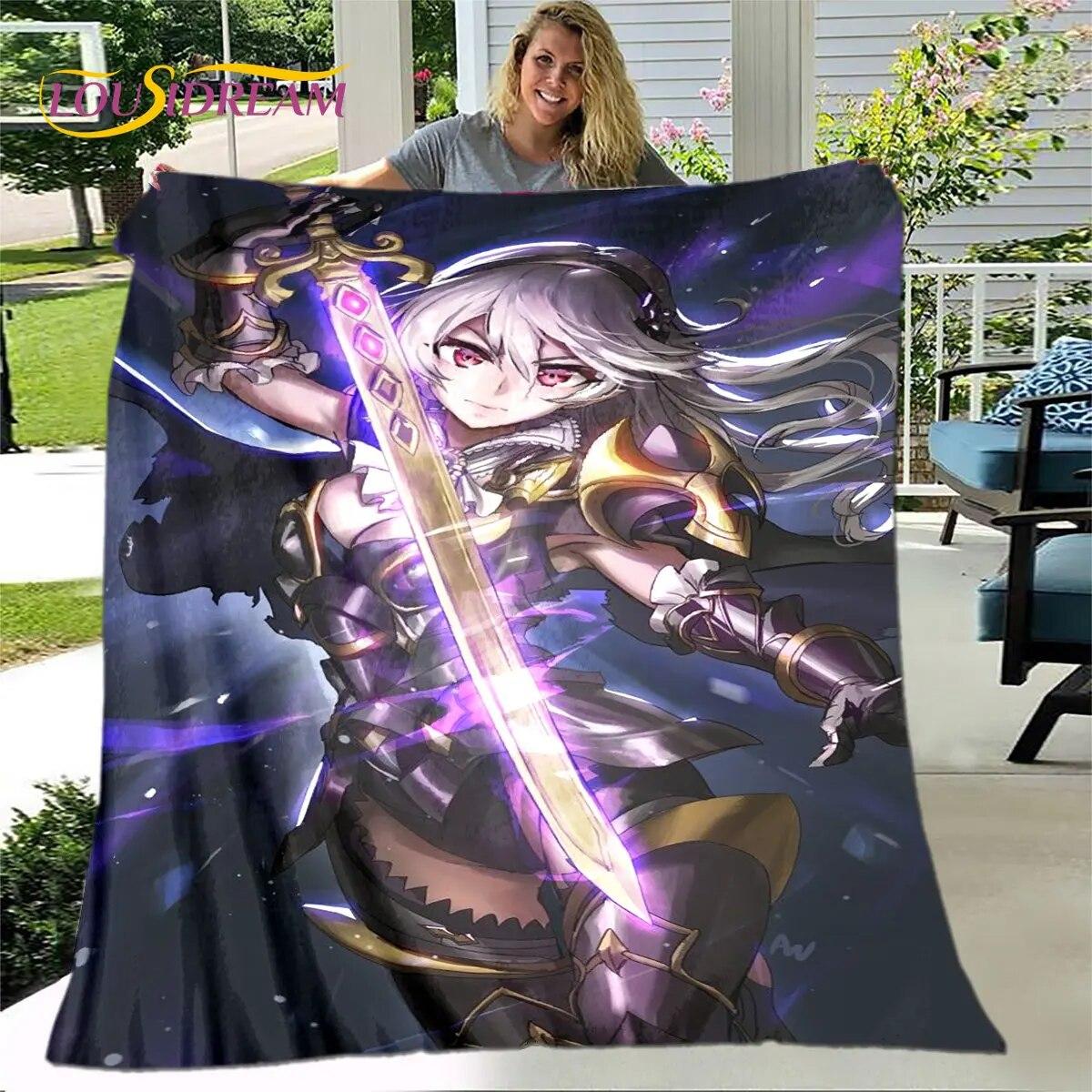 

Fire Emblem Series Game Gamer Soft Plush Blanket,Flannel Blanket Throw Blanket for Living Room Bedroom Bed Sofa Picnic Cover Kid