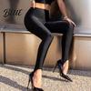 Women Leggings Elastic High Waist Glitter Design Long Pants Slim Fit Hip Lift Yoga Stretchy Bodycon