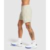 Gymshark Hybrid Wellness 7  Shorts Pebble Grey A4a8l Gb7p
