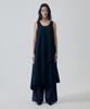 Teulimingbeodeu Layered Asymmetric Draped Dress [ Black ]