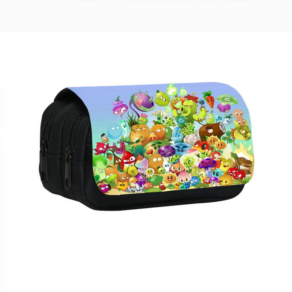 Plants Vs. Zombies Double-Layer Pencil Case for Students
