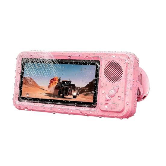 

Waterproof Mobile Phone Holder with Bluetooth-compatible Speaker Adjustable Rotation Shower Phone Stand Touch Screen Bathroom Mount for Watching