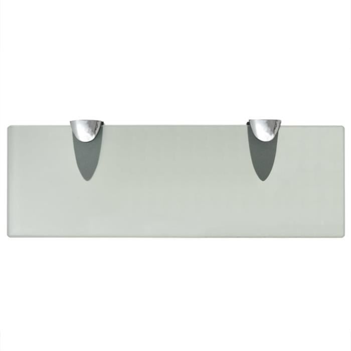 VidaXL Étagères murales 2 pcs Verre 30 x 10 cm 8 mm