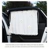 Car Sunshade, Waffle Small Fresh Flowers Car Sunshade, Car Sunshade, Sun Protection And Privacy Curtain