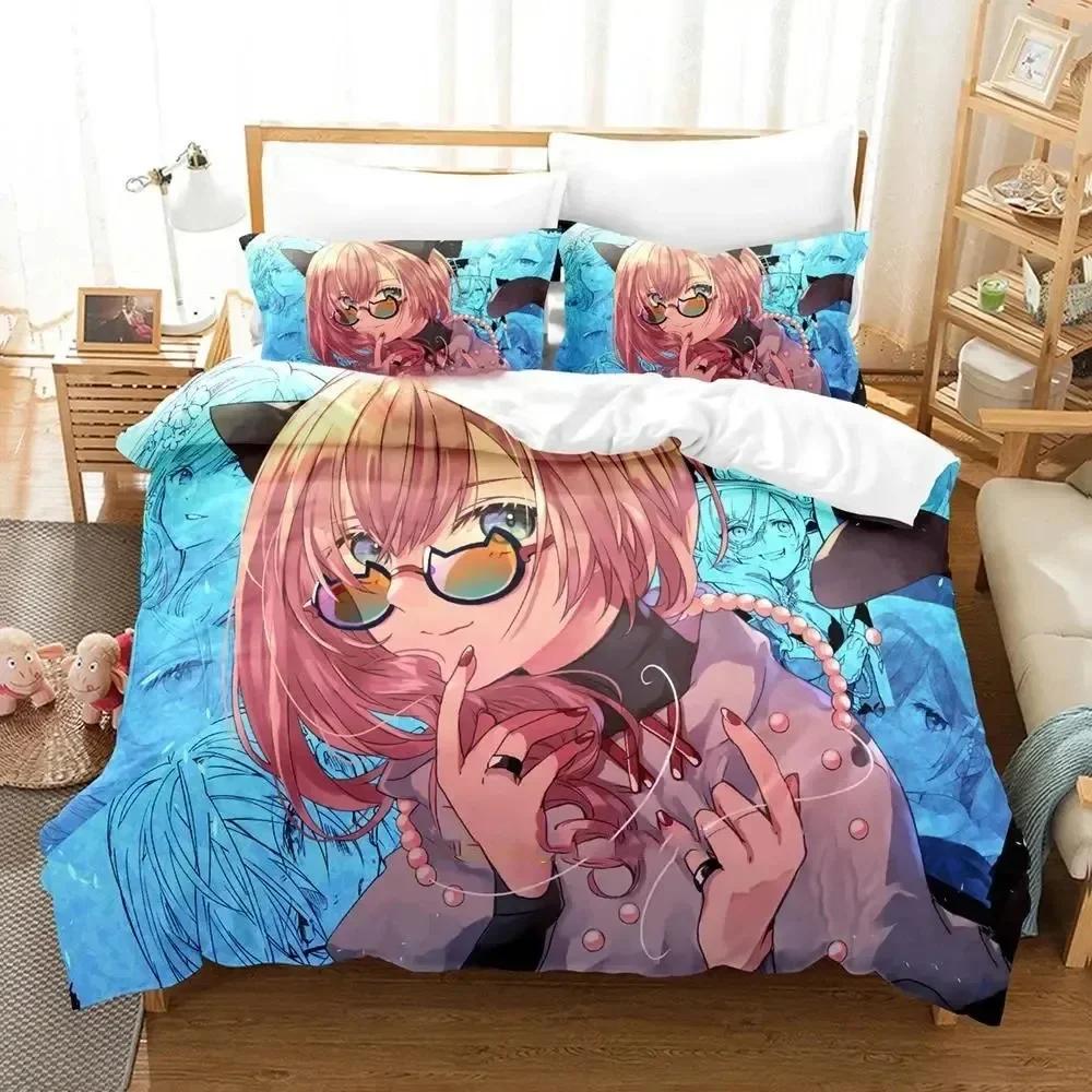 Anime Revue Starlight Bedding Set Boys Girls Twin Queen Size Duvet Cover Pillowcase Bed Kids Adult Fashion Home Textileextile