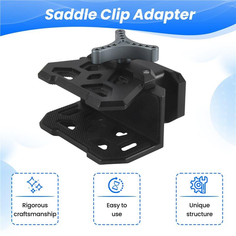 Aug. Professional Saddle Clamp Adapter Tripod Bracket Vise Clamp Outdoor Bracket Adapts To3/8 Inch Thread Easy Installation