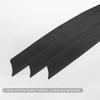 PATIKIL Pfeilfeder 10cm Türkischer Bogenschießen Linke Flügelfeder Ersatzpfeilfedern für Jagd Schwarz 25-teiliges Set, Länge, Federn, Schild, Bogenschießen,