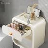 Toilet Waterproof Toilet Wall Mounted No-punch Drawer Box