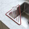 Anti-rust Sink Corner Rack Iron Dishcloth Sponge Stand Practical Sink Organizer  Laundry Room