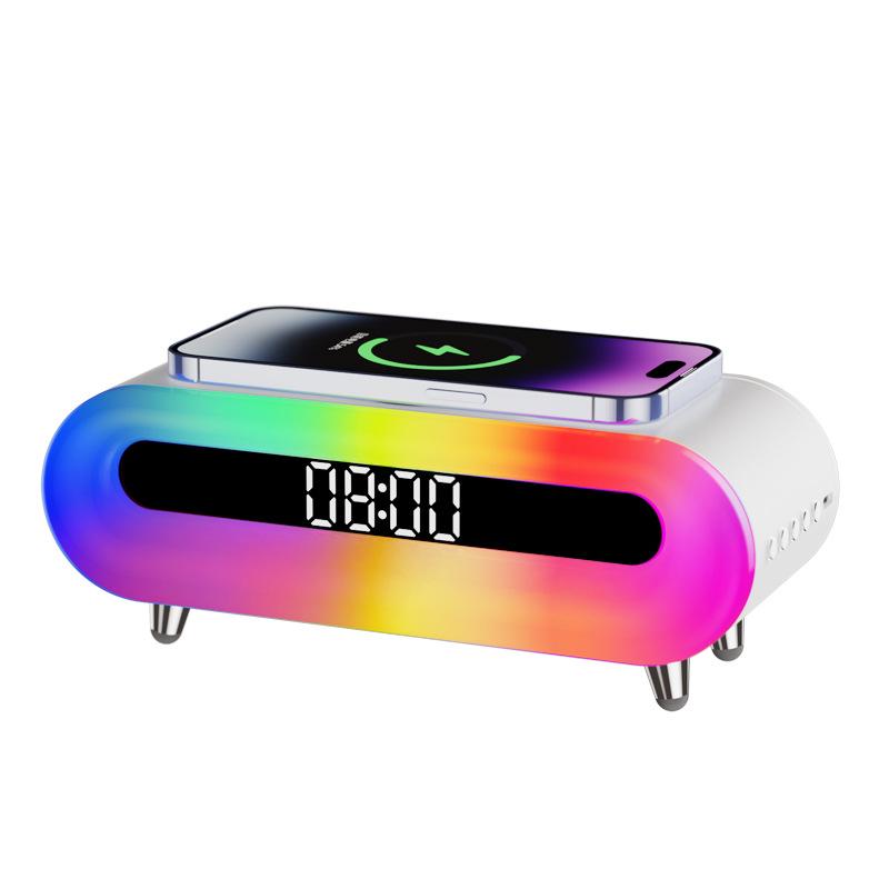 Multifunctional Wireless Charger Desk Lamp with Alarm Clock – Ideal Business Gift