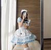 Japanese Anime Alice In Wonderland Series Playing Card Maid Cosplay Outfit