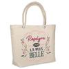 Tote Bag - PLANETEE - Roselyne the Most Beautiful - Jute - Insulated - Beige