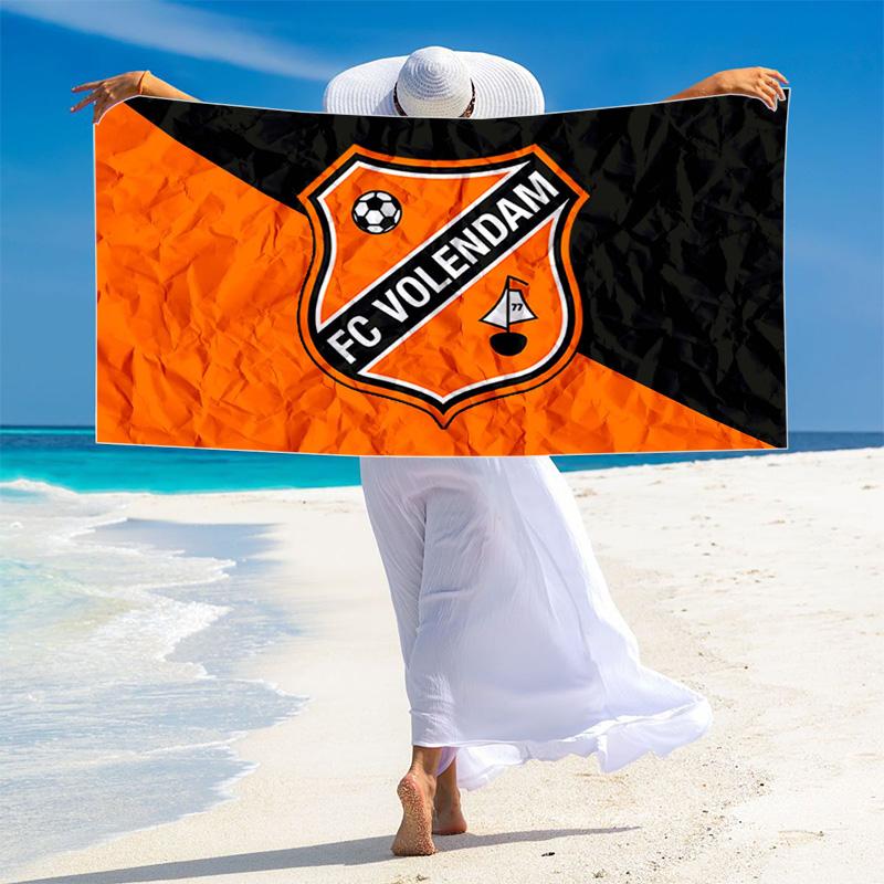 FC Volendam Print Beach Towel, Large Soft Quick Dry Towel for Beach Camping Swimming