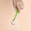 New Silicone Tongue Scraper Cleaner Remove Halitosis Tongue Coating Oral Care Brush for Fresh Breath