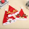 Christmas Cartoon Hat with Antlers - Santa Claus Costume for Adults & Children