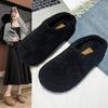 Mao Mao shoes women's fashion half slippers thick-soled bag head slippers wear versatile cotton slippers inside to increase lamb wool