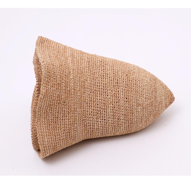 Handmade Raffia Foldable Sun Hat for Women - Versatile Summer Beach Hat with Sun Protection