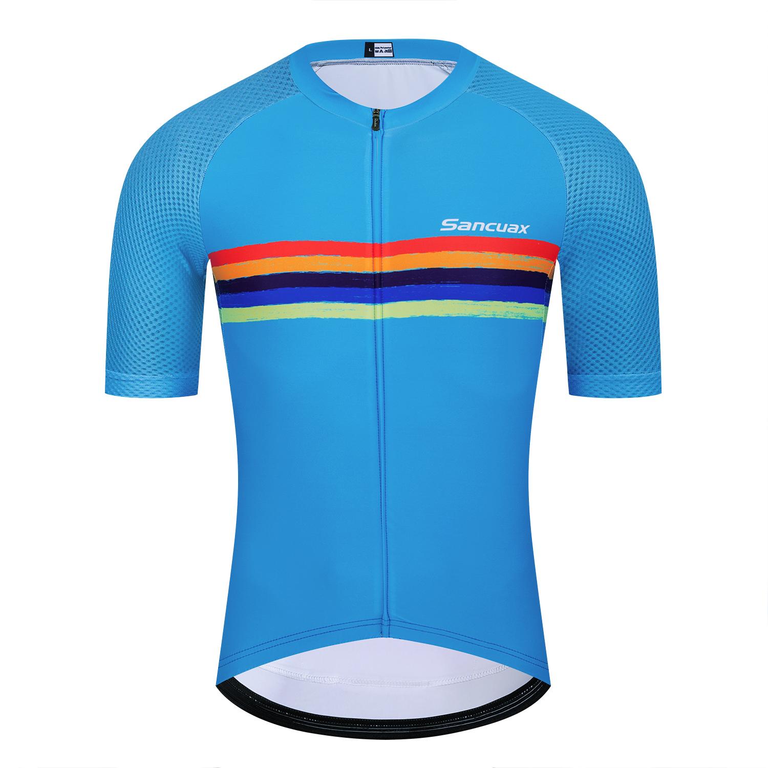 

New Team Summer Cycling Clothing Man s Short Sleeves Cycling Jersey Set Breathable Mountain Bike Racing Bicycle Clothing 3XL
