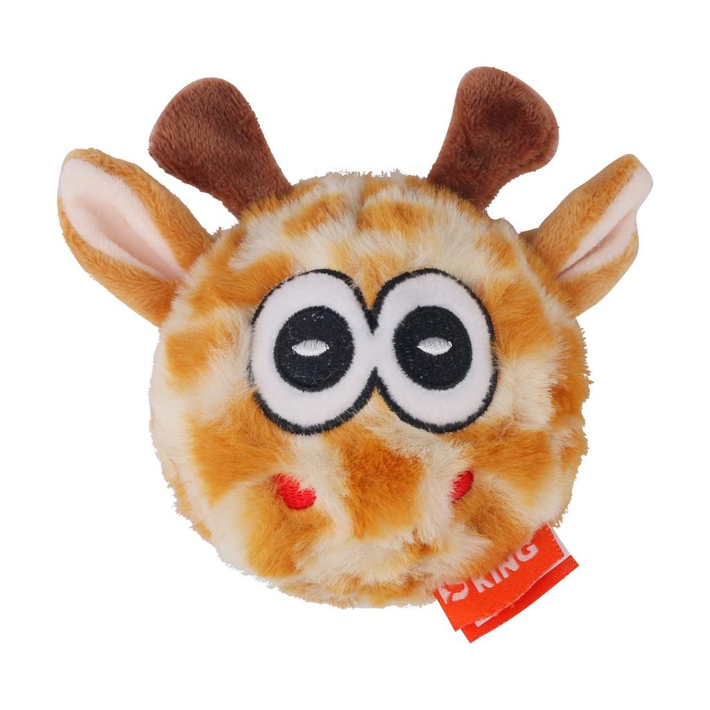 Squeaky Plush Pet Toy With Sound Cross-border Monster Toy Ball Multiple Colors Available