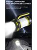 Portable Camping Lantern Lamp T6 Beads Flashlight USB Rechargeable Waterproof Emergency Outdoor Searchlight with COB Sidelight