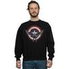 Marvel Mens Falcon And The Winter Soldier Captain America Shield Pose Sweatshirt
