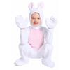 Kids Boys Girls Velvet Rabbit Animal Hooded Jumpsuit Halloween Cosplay Costumes School Stage Drama Show Performance Role Play Outfits