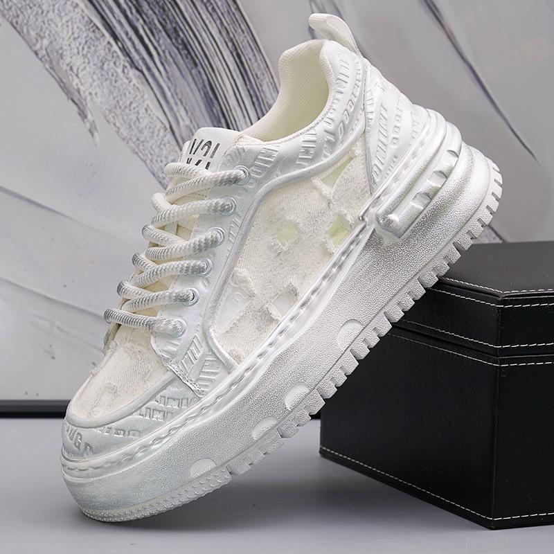 

Men s board shoes hollow breathable dirty shoes popular fashion casual shoes trend versatile sports shoes colorful trendy shoes men 39