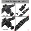 Metal Strap for Redmi Watch 5/Redmi Watch 4 Adjustable Stainless Steel Bracelet for Xiaomi Mi Band 9 Pro/Mi Band 8 Pro Wristband