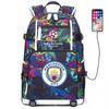 Fußball Rucksack Herren Damen - Dortmund Manchester City Liverpool FC Fan Sporttasche Mit USB-Anschluss