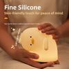 Warm White Light Duck LED Night Light USB Charging Timing Duck Silicone Lamp Slap Control 3-Level Adjustable