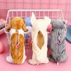 Lovely Animal Pencil Bag Plush Cartoon Dog Pencil Case Pen Bag Large Capacity Pen Organizers Cosmetic Bag