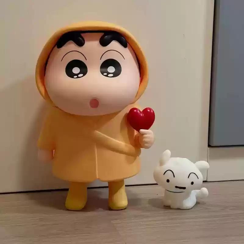 New Crayon Shinchan Cartoon Anime Action Figure Kawaii Desktop Decoration Model Doll Creative Collectible Toy Kids Girls Gifts