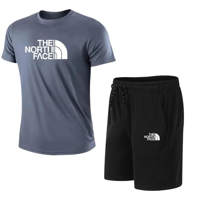 Herren Fitnessanzüge, Sportbekleidung, Freizeit-T-Shirts, Foto-Outfits, Langsames Laufen