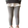Girls' Fashionable High-Stretch Fleece-Lined Tights Winter Children's Versatile Thickened Thermal Leggings Baby Stylish Casual Trousers