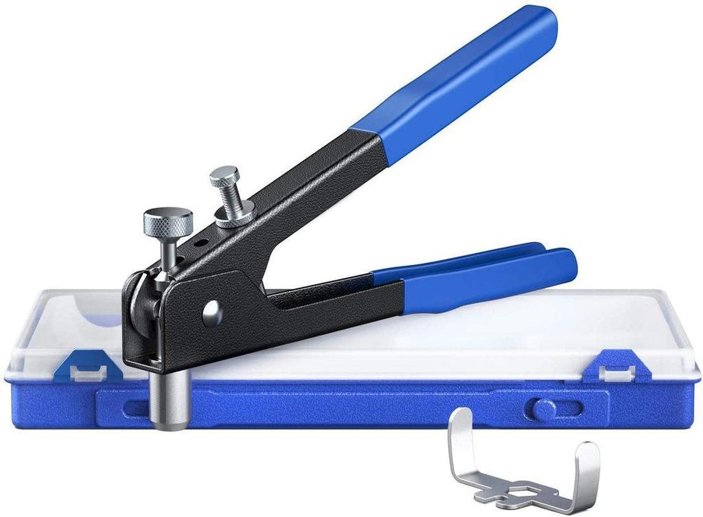 M3/M4/M5/M6/M8 Threaded Rivet Nut Kit 86Pcs Hand Riveter With Mandrel Complete Hardware Installation Repair Tool Set